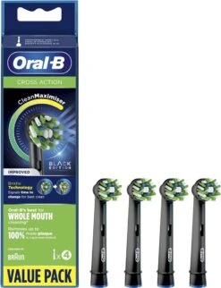 Oral B Oral-B CrossAction - Met CleanMaximiser-technologie - Opzetborstels - Zwart - 4stuks 17 Oral B Oral-B CrossAction - Met CleanMaximiser-technologie - Opzetborstels - Zwart - 4stuks -Lichaamsverzorging Winkel 920x1200 1