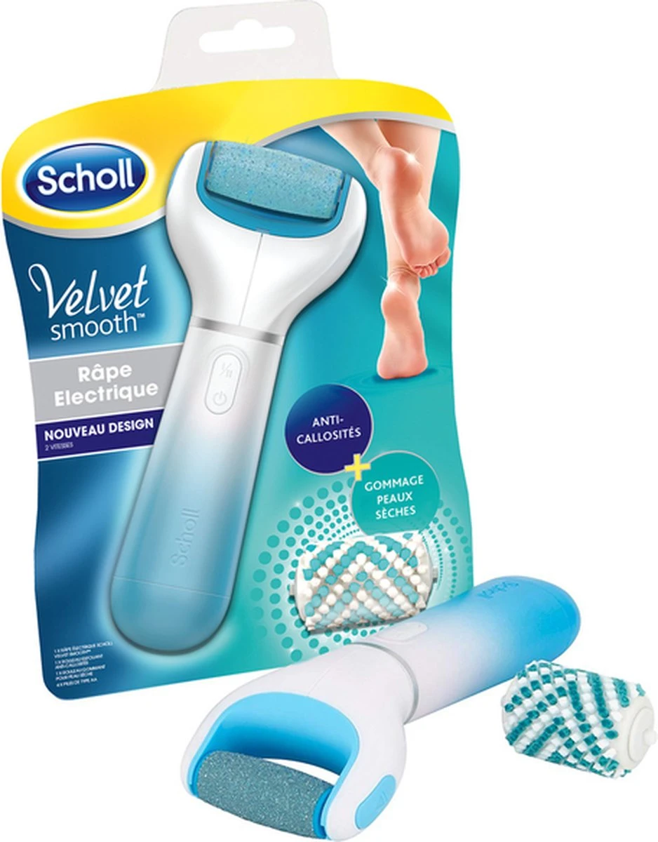 Scholl Velvet Smooth - Elektrische Eeltvijl - Blauw - 1 Stuk 4 Scholl Velvet Smooth - Elektrische Eeltvijl - Blauw - 1 Stuk - Afbeelding 2