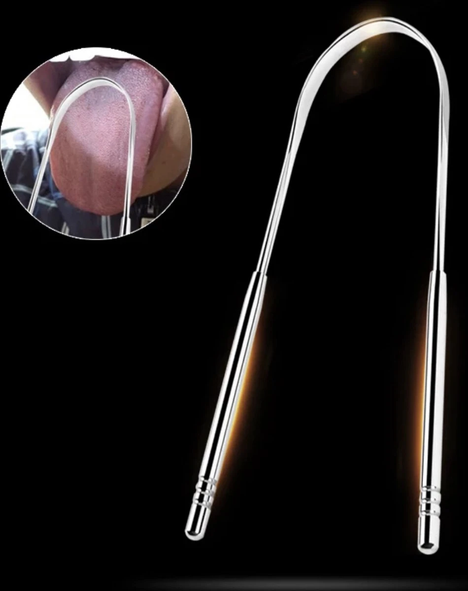 Effectieve Tongschraper - Tongreiniger - Rose Goud 6 Effectieve Tongschraper - Tongreiniger - Rose Goud - Afbeelding 4