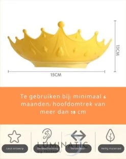 Baby Douchemuts - Baby Douche Kapje - Douchekapje Kind - Baby Douche Hoed - Badmuts Kinderen - Baby Douche Cap - Badmuts Kind - Shower Cap - Douche Muts | Luminatic® | Geel -Lichaamsverzorging Winkel 955x1200 1