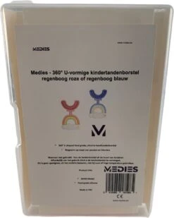 Medies - 360° U-vormige Kindertandenborstel Regenboog Roze | Baby Tandenborstel | Kindertandenborstel | Peuter Tandenborstel | U-vorm - Siliconen - Bpa Free - 2 Tot 7 Jaar -Lichaamsverzorging Winkel 958x1200 2