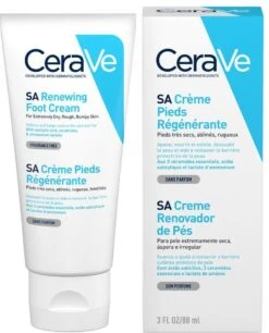 CeraVe - SA Renewing Foot Cream - Voetcrème - Droge En Ruwe Voeten - 88 Ml -Lichaamsverzorging Winkel 968x1200