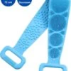Merkloos Rug Scrubber - Doucheborstel - Lange Lichaamsborstel - Dubbelzijdig Design - 70CM - Rugborstel - Krabber - Douche - Bad - Badborstel - Rug Krabber Siliconen - Massage Borstel - Bath Towel - Back Scrubber - -Lichaamsverzorging Winkel 969x1200
