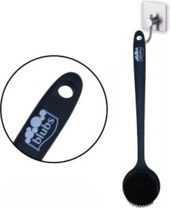 Blubs® – Badborstel – Dry Brush – Rug Scrubber – Lichaamsborstel – Rugborstel Douche Met Steel – Huidborstel – Doucheborstel – Bad- & Doucheaccessoires – Badborstel Met Steel – Doucheborstel Rugborstel – Siliconen Borstel – Massage – Zwart -Lichaamsverzorging Winkel 983x1200 1