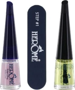 Herome 3 In 1 Manicure Nagelverzorging Set (Nail Essentials Geel) – Nagelset Voor Droge En Geribbelde Nagels – Base Coat, Vijl En Voedende Nagelolie – Voor Egale En Flexibele Nagels -Lichaamsverzorging Winkel 995x1200